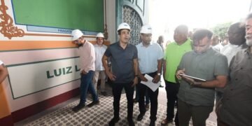 Comitiva vistoria obras de infraestrutura e preparativos para o bicentenário da Independência