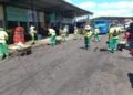Prefeitura de Juazeiro realiza mutirão de limpeza no Mercado do Produtor