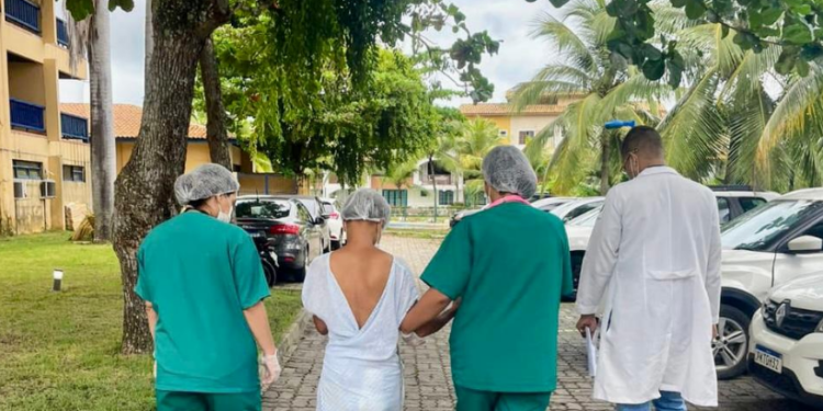 Projeto desenvolvido no Hospital Riverside estimula contato de pacientes com a natureza