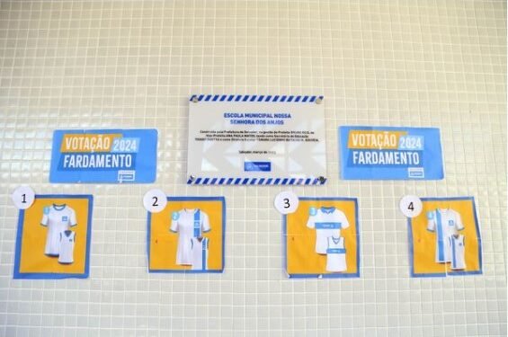 São quatro opções para escolha da comunidade escolar. Crédito: Bruno Concha/Prefeitura de Salvador