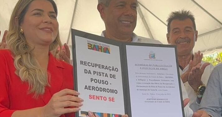 População de Sento Sé questiona ordem de serviço para recuperação de pista de pouso: nós não andamos de avião, precisamos é de estrada