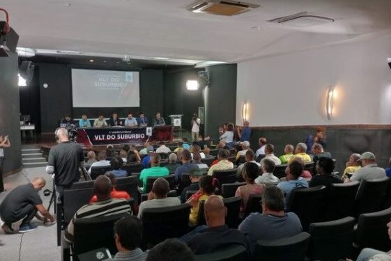 Audiência pública sobre o VLT do Subúrbio. Crédito: Gil Santos/CORREIO