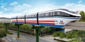 Projeto do monotrilho que seria instalado no Subúrbio de Salvador, conforme projeto da Skyrail - Foto: Divulgação | Skyrail Bahia