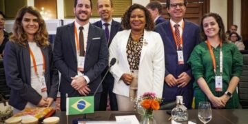 Ministra da Cultura, Margareth Menezes, participou de encontro com ministros do G20. Crédito: Luciele Oliveira/ Audiovisual MinC