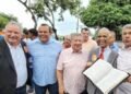 Da esquerda para direita, Ronaldo Carletto, Geraldo Júnior, Luiz Caetano, Sargento Isidório e Jerônimo Rodrigues - Foto: Eduardo Tito | Ag. A TARDE