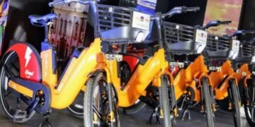 30 novas bicicletas elétricas farão parte da mobilidade de Salvador. Crédito: Marina Silva/CORREIO
