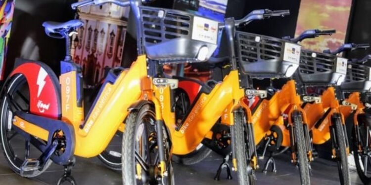 30 novas bicicletas elétricas farão parte da mobilidade de Salvador. Crédito: Marina Silva/CORREIO