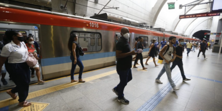 Assalto no metrô de Salvador. Crédito: Arisson Marinho / Arquivo CORREIO