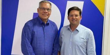 Os dois reuniram para tratar da possível chegada do ex-prefeito ao partido | Bnews - Divulgação Divulgação