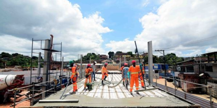 Novo Mané Dendê tem 30% das obras concluídas. Crédito: Jefferson Peixoto/Secom PMS