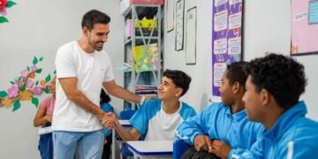Prefeito Junior Marabá (PP), destacou que na área educacional foi dada atenção especial para as diferenças, que promove oportunidades iguais aos alunos, de acordo com as dificuldades individuais - Foto: Divulgação