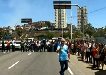 Manifestação nos Barris, em Salvador. Crédito: TV Bahia