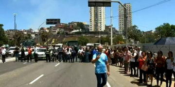 Manifestação nos Barris, em Salvador. Crédito: TV Bahia