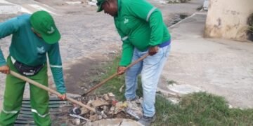 Prefeitura segue com trabalho de limpeza de bueiros e canais