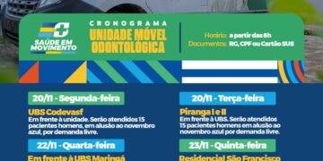 Prefeitura divulga cronograma da Unidade Móvel Odontológica