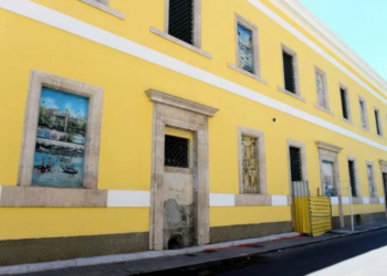 Fachada do Mercado Modelo tem 20 pinturas totalmente restauradas
