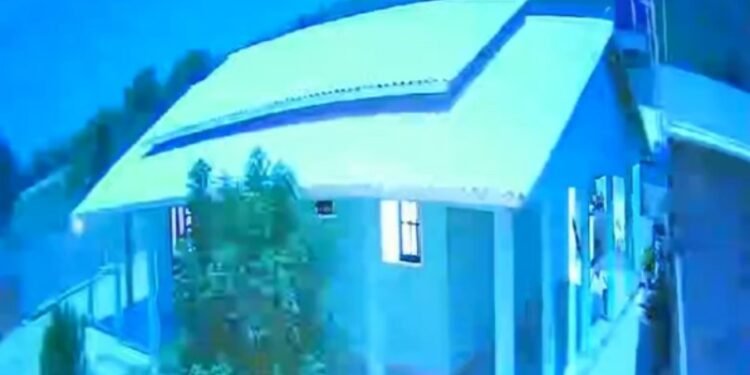 Meteorito caiu em área na Chapada Diamantina. Crédito: Reprodução / Redes sociais