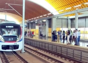 Estação de metrô de águas claras foi inaugurada. Crédito: Reprodução