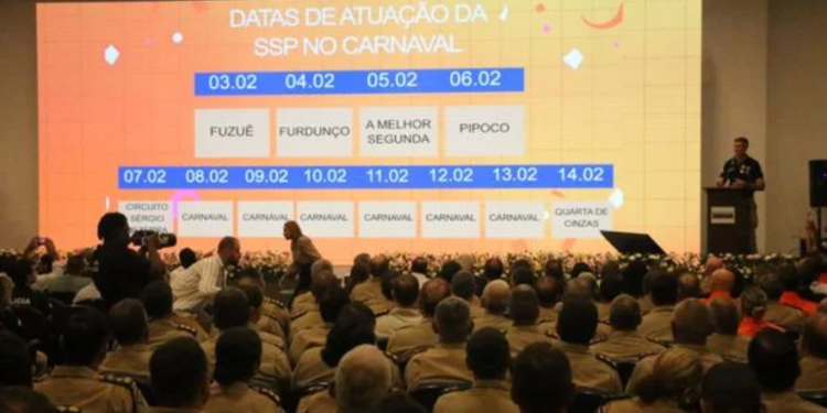 Coletiva detalhou esquema de segurança pública durante o Carnaval Crédito: Alberto Maraux/SSP-BA