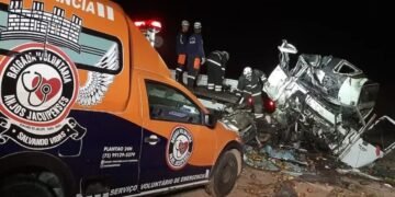 Acidente teria acontecido por volta das 22h30, na altura do Km 381 - Foto: Divulgação | Brigada Anjos Jacuipenses