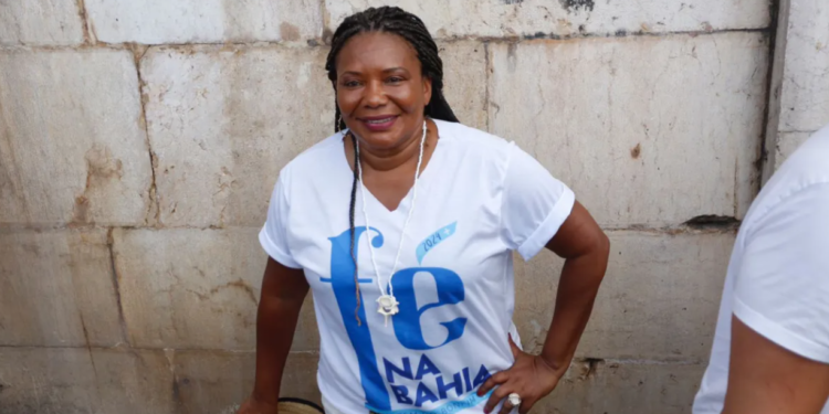 Margareth Menezes afirmou que sempre foi à Lavagem do Bonfim - Foto: Olga Leiria | Ag. A TARDE