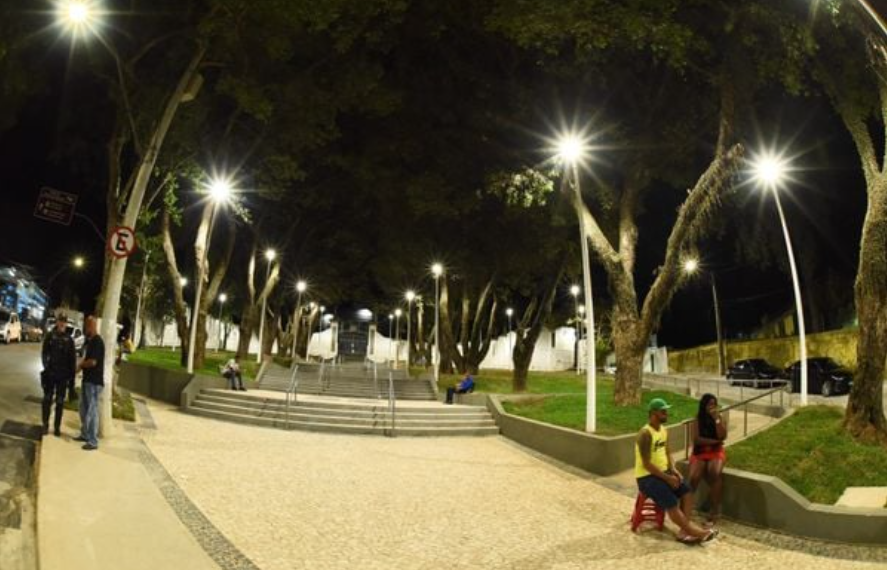 Praça no Bonfim Crédito: Valter Pontes/Secom PMS