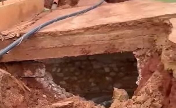 Ponte cede em Caetité Crédito: Reprodução / Redes sociais