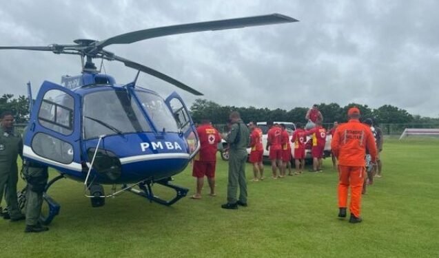 Corpo de Bombeiros e Graer Crédito: Divulgação/Corpo de Bombeiros