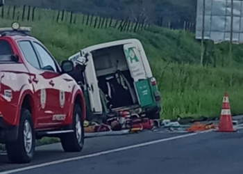 Cinco vítimas foram socorridas no local e foram encaminhadas para o Hospital Regional de SAJ - Foto: Reprodução