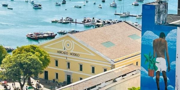 Mercado Modelo visto do alto Crédito: Lucas Moura/ Secom