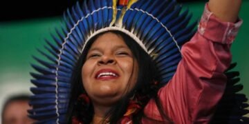 Cerca de 200 ruralistas da região se mobilizaram através de um chamado de WhatsApp, que convocava os fazendeiros e comerciantes para recuperar por meios próprios, sem decisão judicial, a posse da Fazenda Inhuma - Foto: Evaristo Sá | AFP