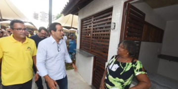 Nova colônia de pescadores é entregue no Largo da Mariquita Crédito: Valter Pontes/Secom PMS