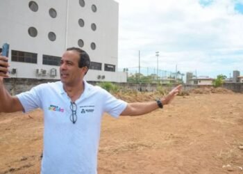 Bruno Reis anuncia nova escola no Bairro da Paz Crédito: Betto Jr. / Secom PMS