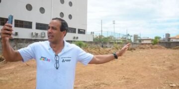 Bruno Reis anuncia nova escola no Bairro da Paz Crédito: Betto Jr. / Secom PMS