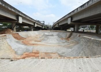 Prefeitura faz vistoria nos canteiros centrais do BRT Crédito: Valter Pontes/ Secom