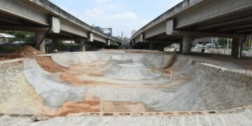 Prefeitura faz vistoria nos canteiros centrais do BRT Crédito: Valter Pontes/ Secom