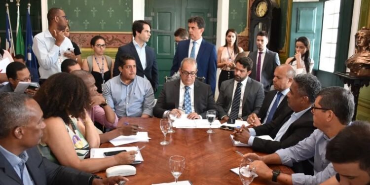 Reunião do colégio de líderes - Foto: Reginaldo Ipê | CMS