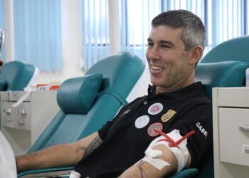 Secretário Marcelo Werner incentiva doação de sangue ao Hemoba