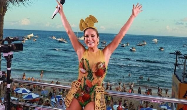 Claudia no Carnaval Crédito: Divulgação