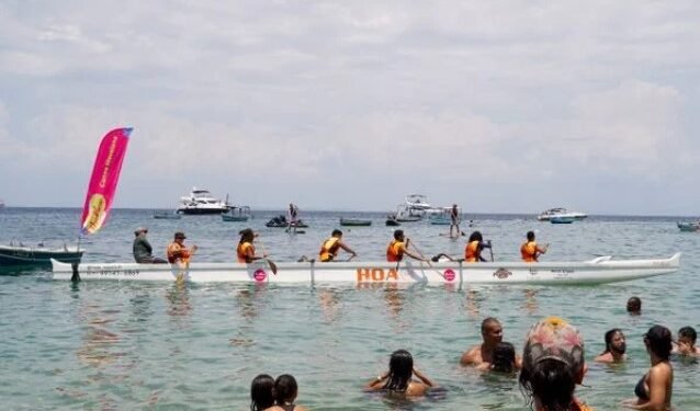 Remo na Baía de Todos os Santos Crédito: CORREIO