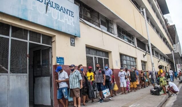 Restaurante Popular Crédito: Nara Gentil/CORREIO