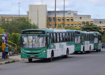Ônibus da empresa OT Trans Crédito: Marina Silva/Arquivo CORREIO