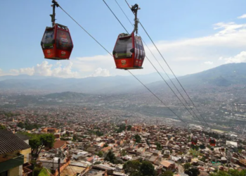 Bruno havia confirmado a intenção de tocar o projeto em fevereiro e reiterado neste mês que os estudos estavam em andamento - Foto: (Foto ilustrativa do Teleférico de Medellín, na Colômbia) Foto: Respostas Sustentaveis