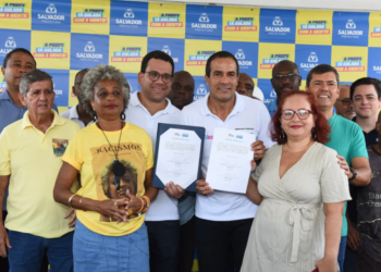 Ordem de serviço foi assinada pelo prefeito Bruno Reis - Foto: Divulgação