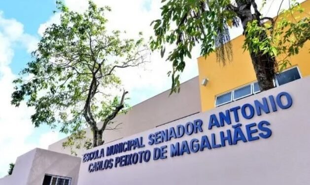 Escola Municipal Senador Antônio Carlos Peixoto de Magalhães, no Rio Sena - Foto: Divulgação | Prefeitura de Salvador