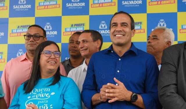 Ana Paula e Bruno Reis entregam unidade de saúde na Liberdade Crédito: Betto Jr./ Secom