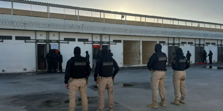 Criminosos do presídio de Feira precisaram ser transferidos para segurança máxima Crédito: Divulgação/Ministério Público