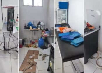 Unidade Básica de Saúde teve itens furtados Crédito: Reprodução