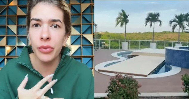 Lore Improta nega bala perdida em mansão no Alphaville Crédito: Redes sociais