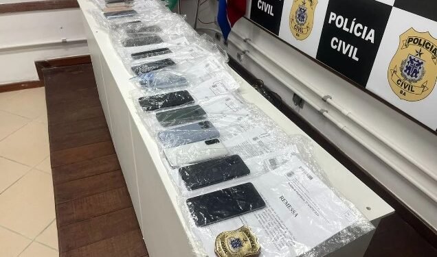 Polícia vai devolver 20 celulares roubados em festas populares de Salvador